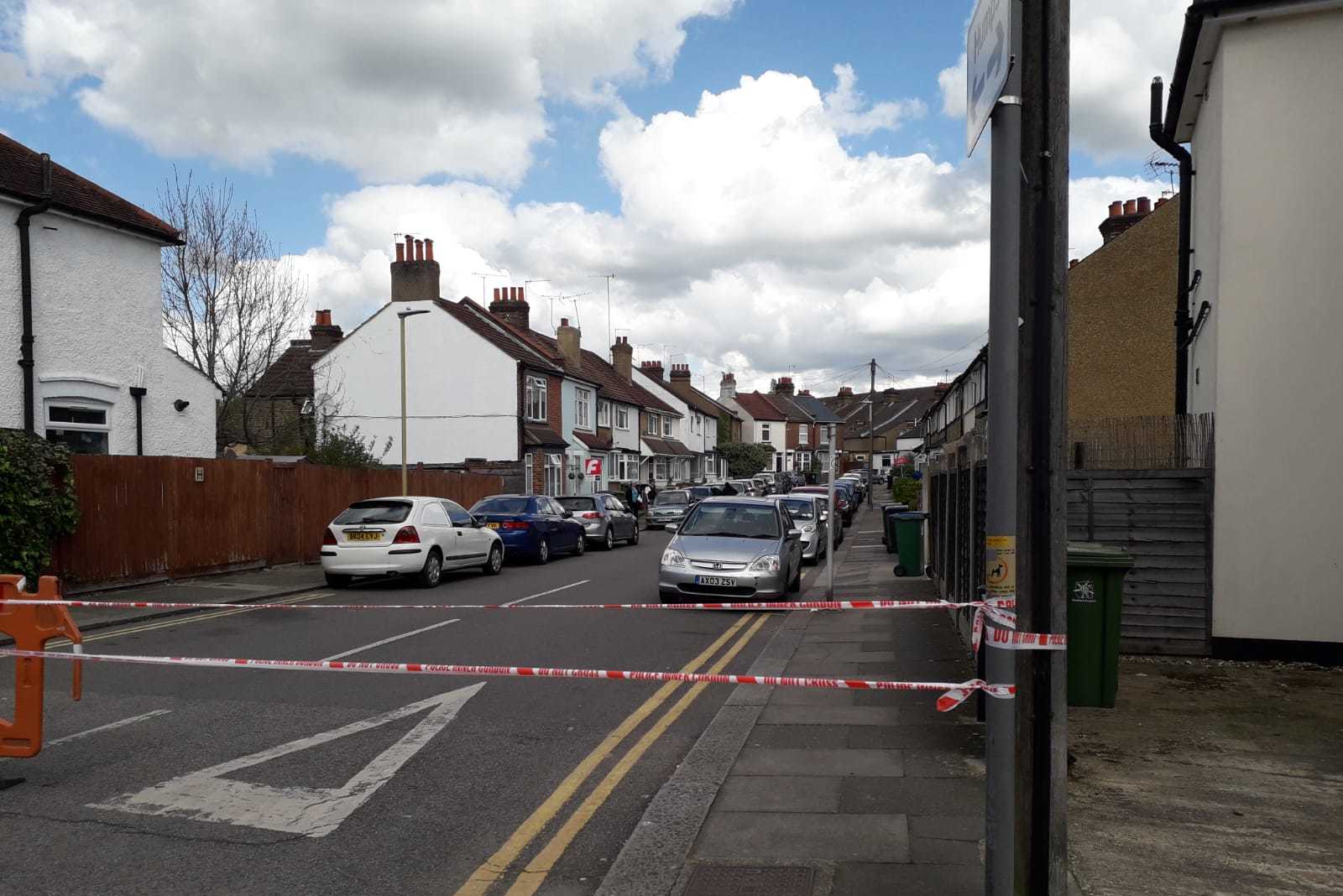 Police cordon in place in Watford street